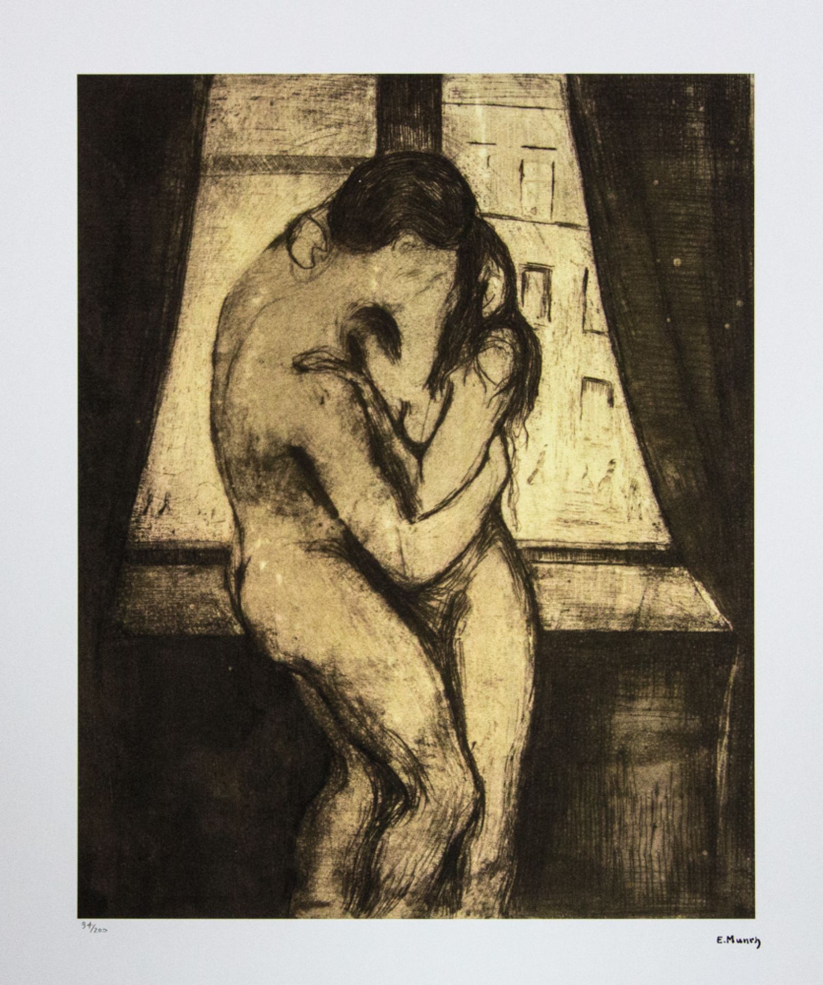 Edvard Munch 'The Kiss'