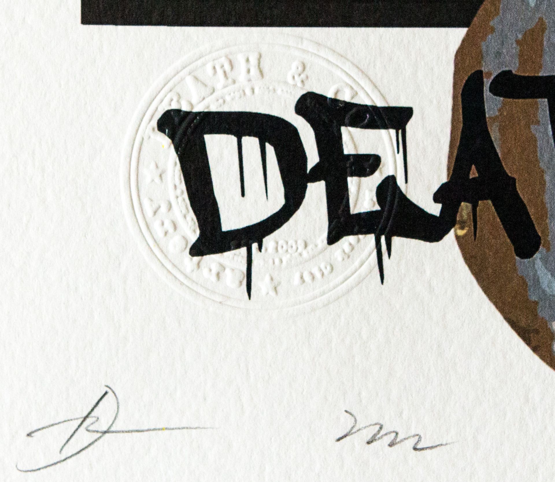 DEATH NYC SIGNED FINE ART PRINT W/COA  - Image 3 of 5