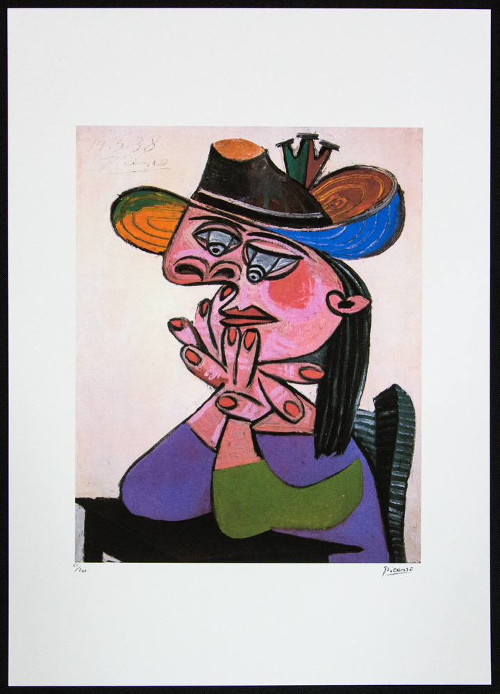 Pablo Picasso 'Woman in a Hat' - Image 2 of 6