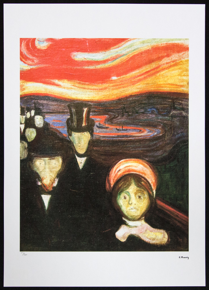 Edvard Munch 'Anxiety' - Image 2 of 5