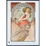 Alphonse Mucha 'The Four Arts - Painting'