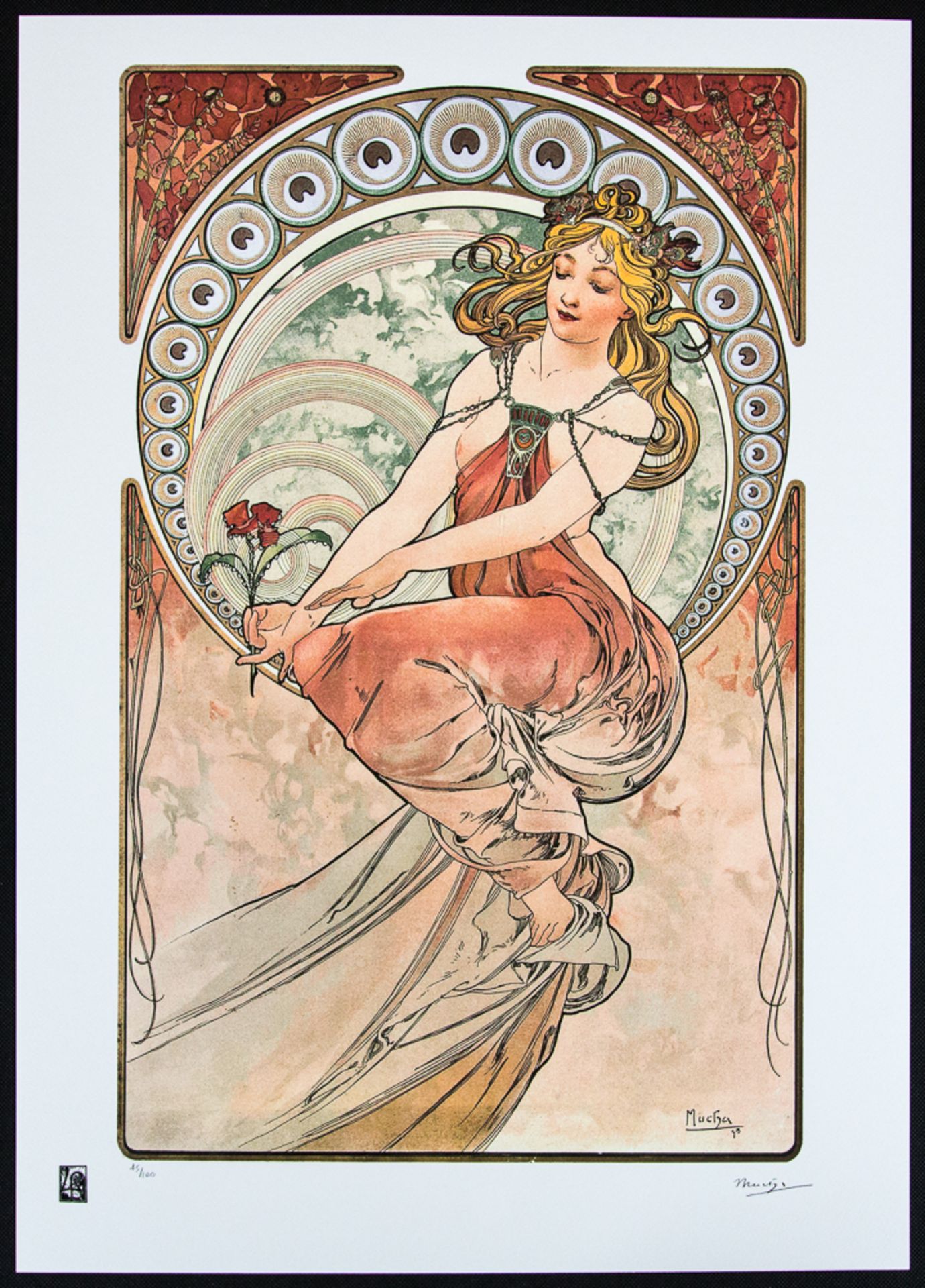 Alphonse Mucha 'The Four Arts - Painting'