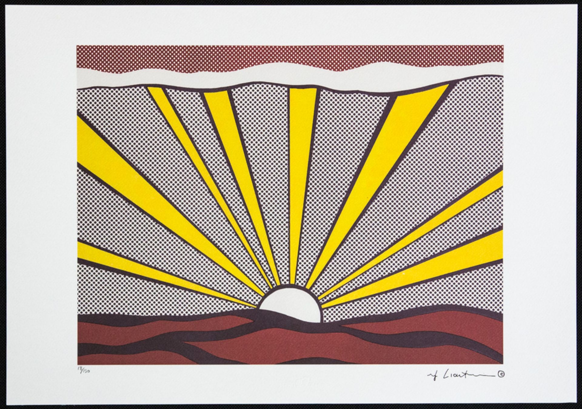 Roy Lichtenstein 'Sunrise' - Bild 2 aus 6