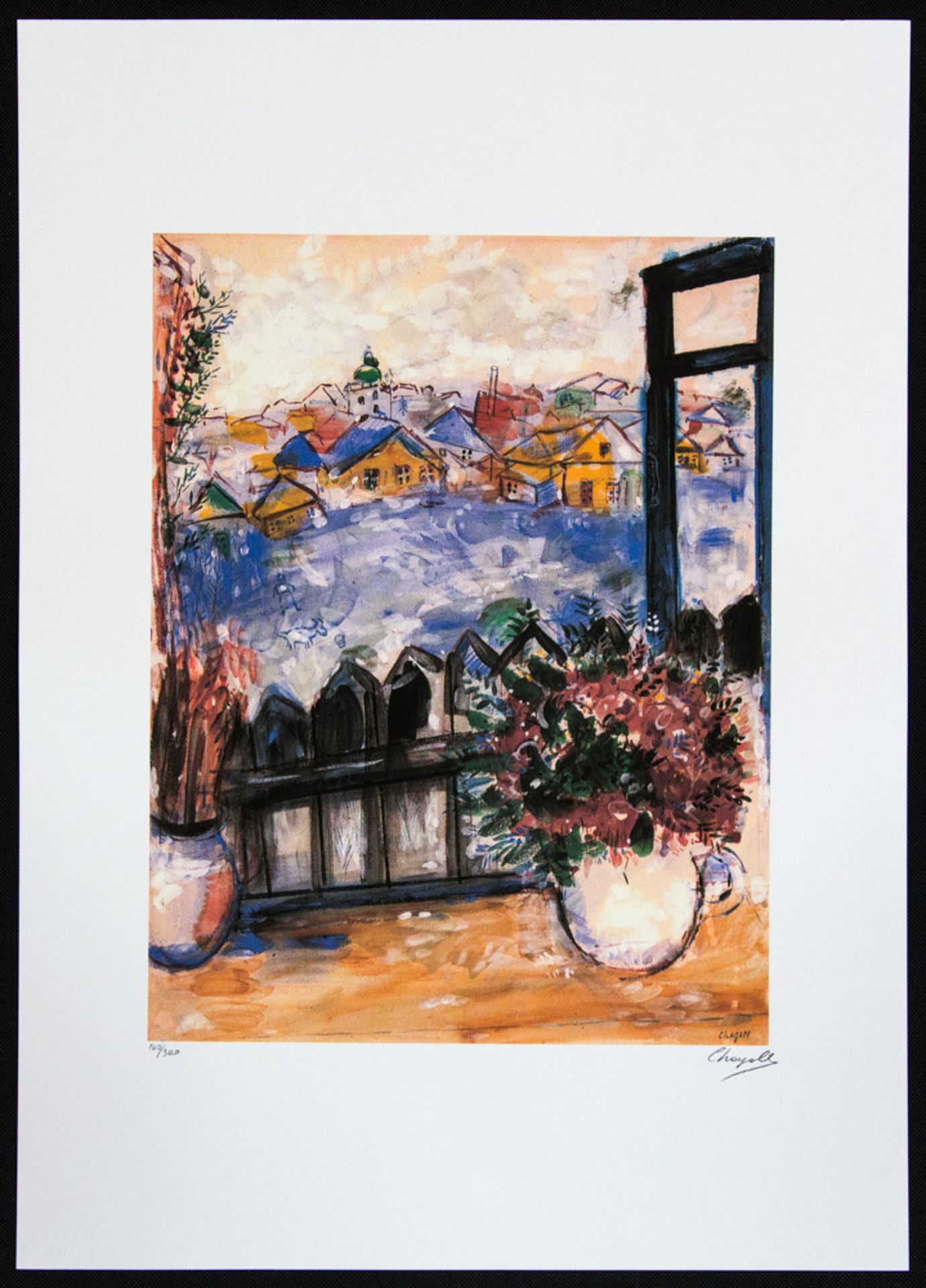 Marc Chagall 'View from the Window' - Image 2 of 5