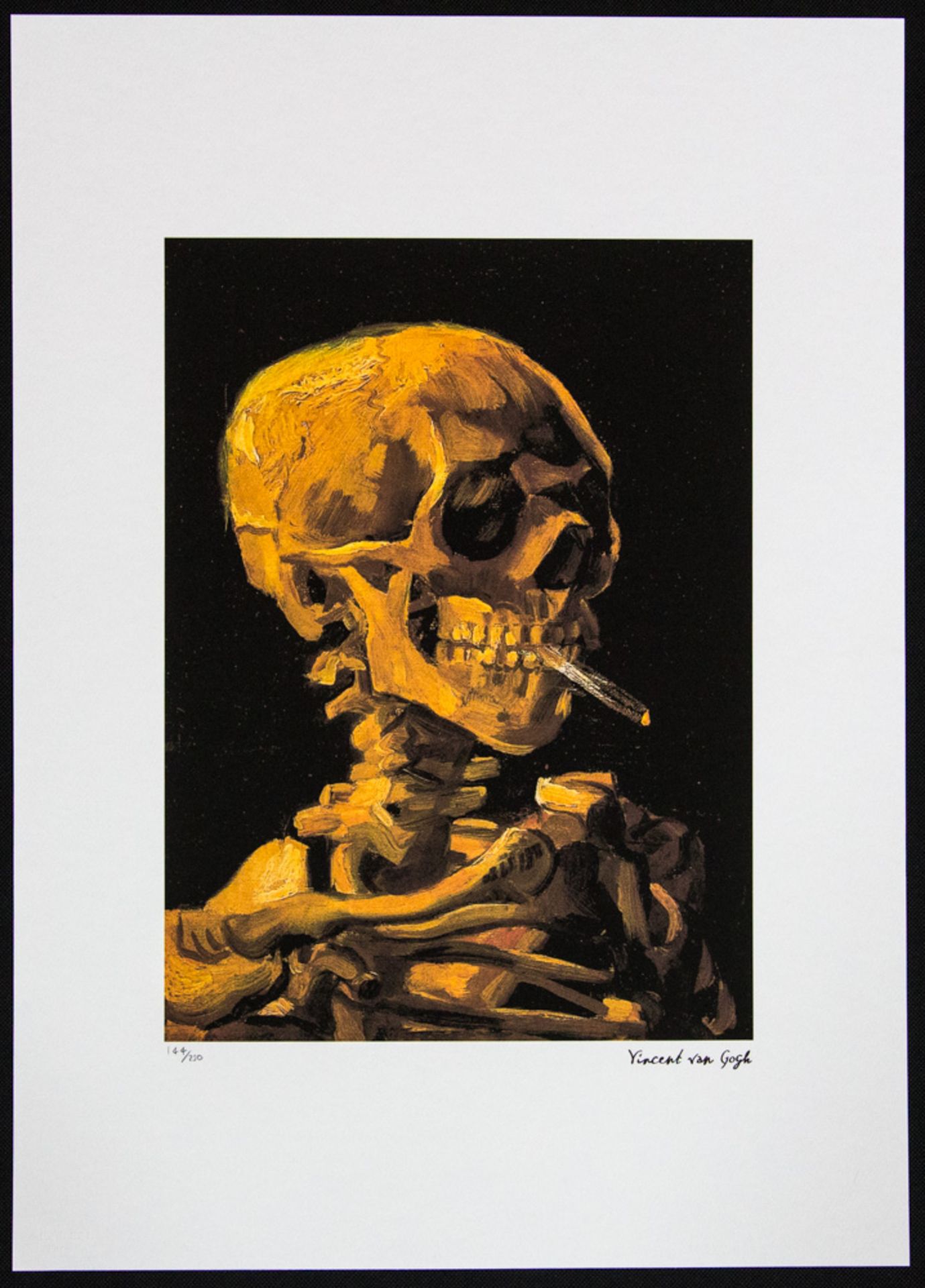 Vincent van Gogh 'Skull of a Skeleton with Burning Cigarette' - Image 4 of 5