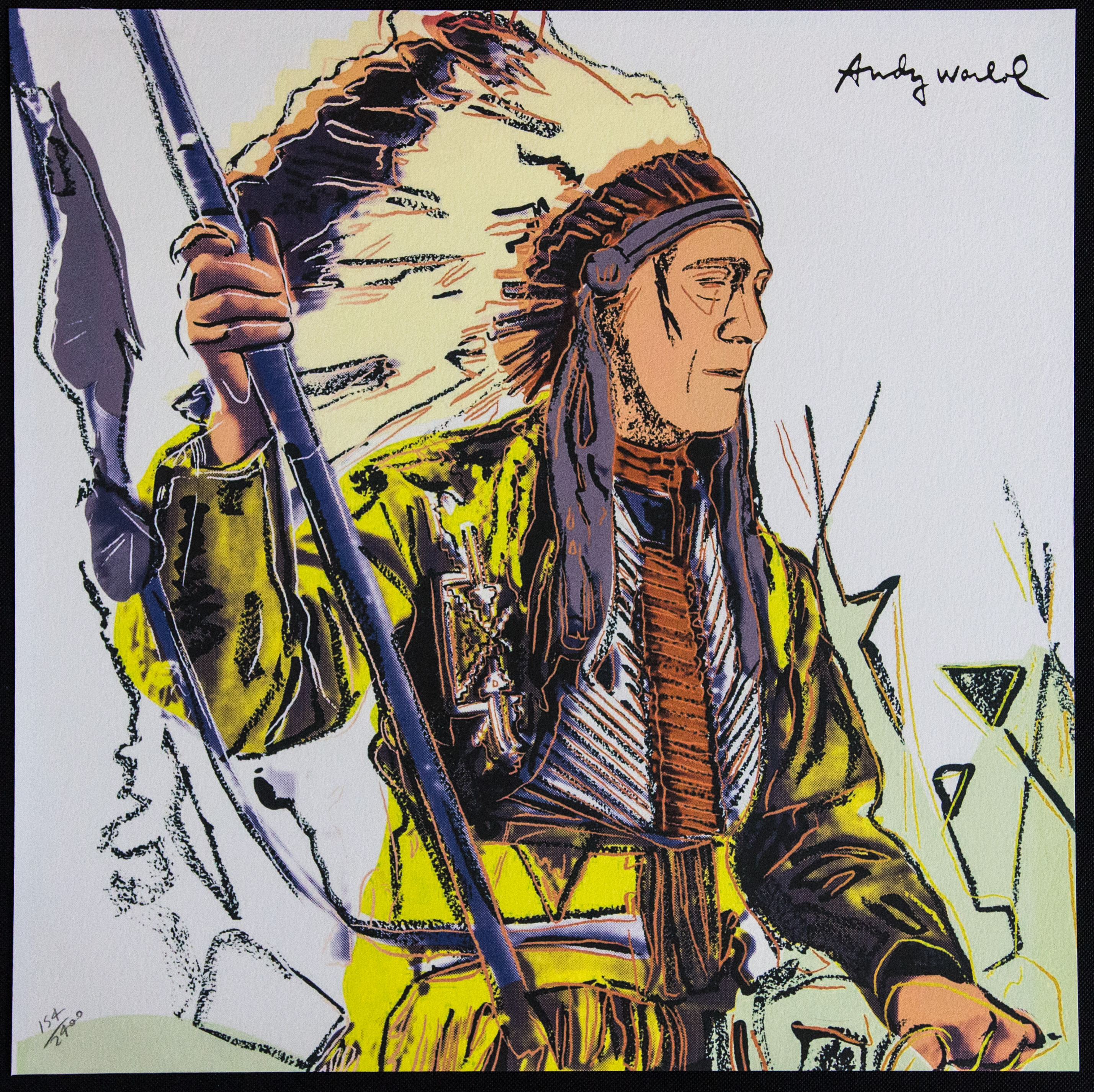 Andy Warhol 'War Bonnet Indian'