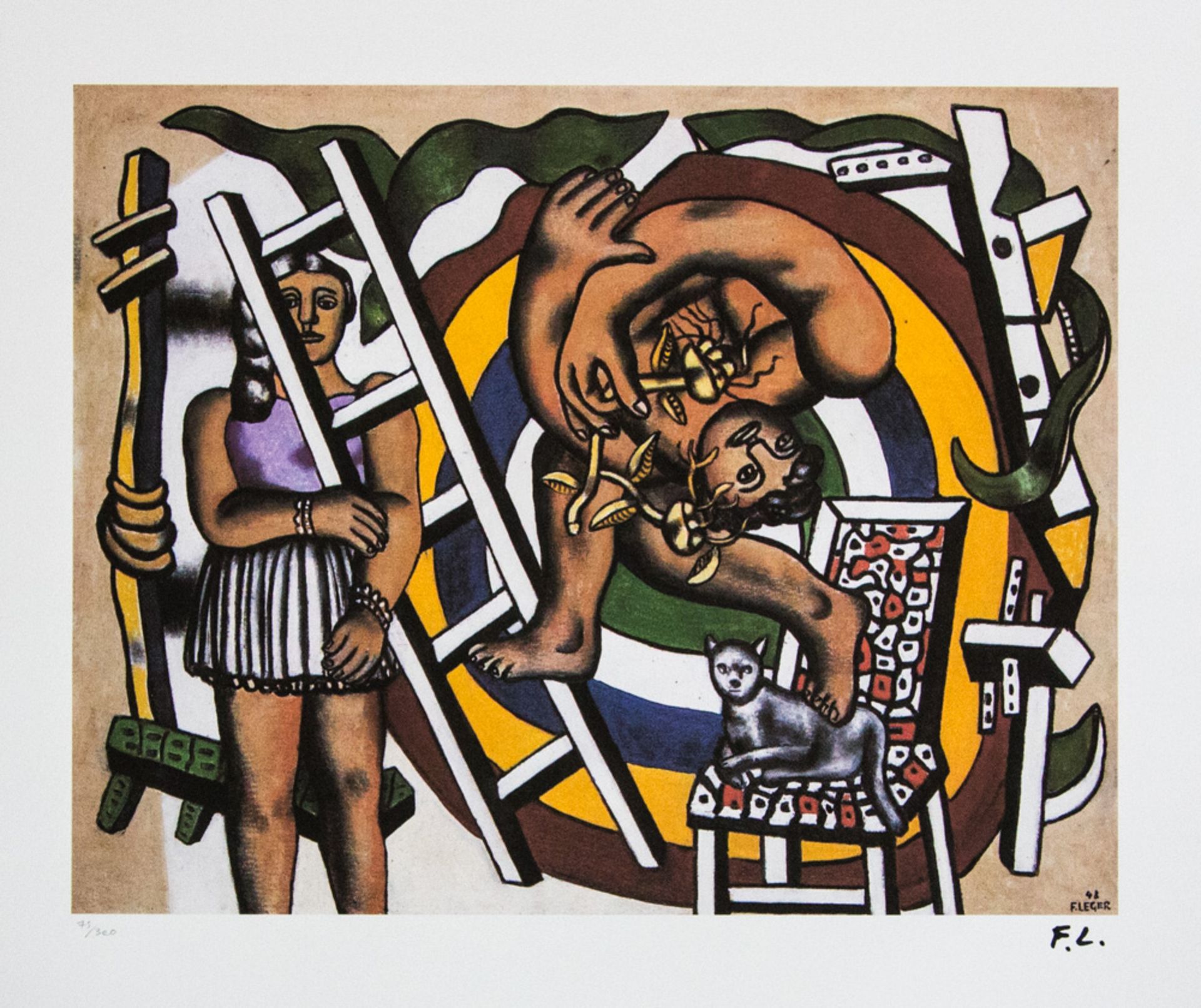 Fernand Leger 'The Acrobat and His Partner'