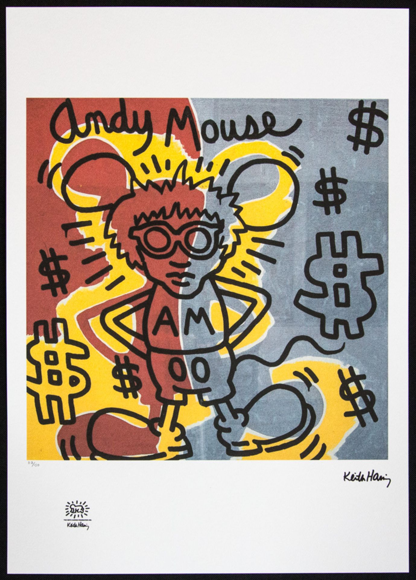 Keith Haring 'Andy Mouse' - Bild 2 aus 6
