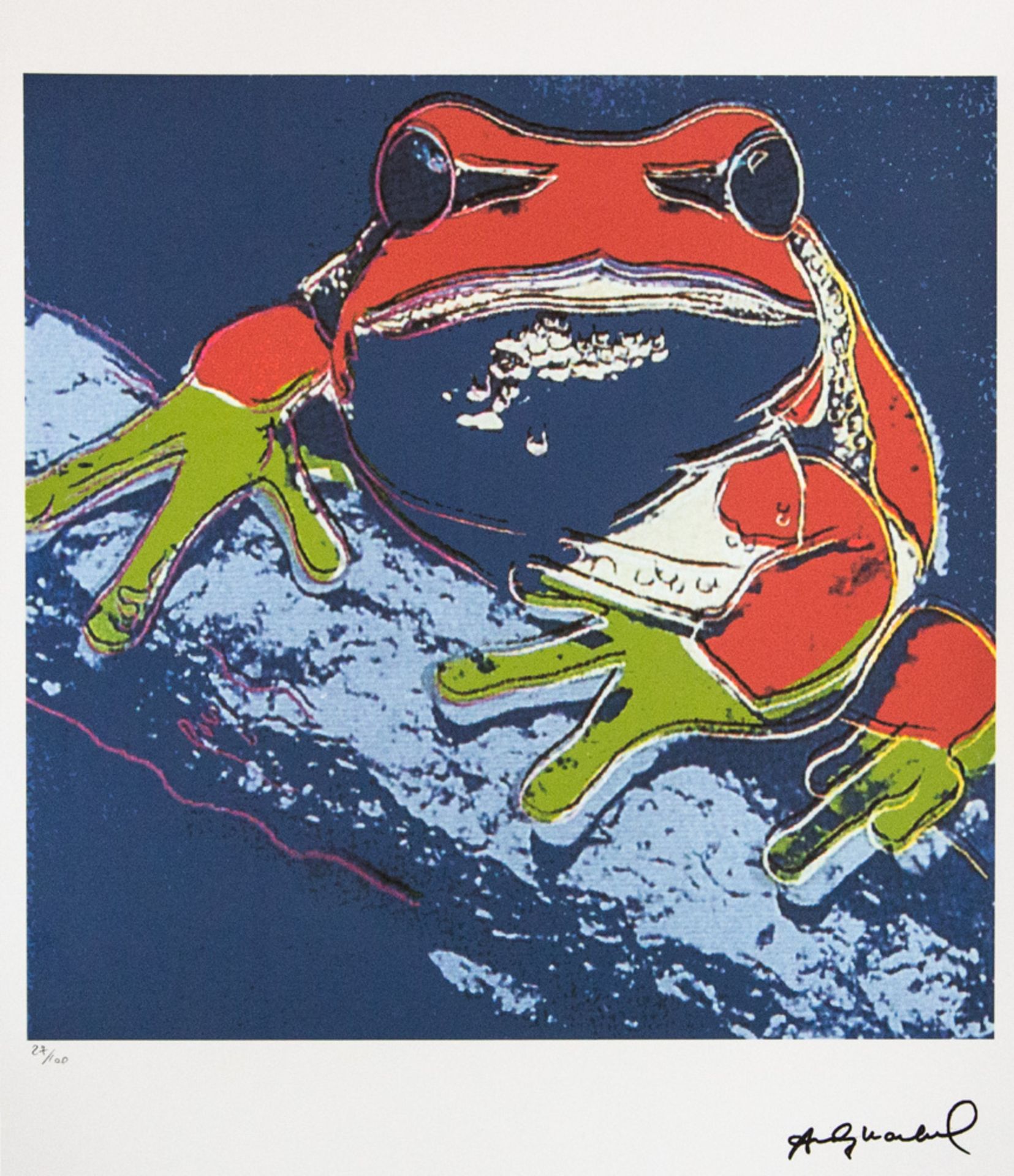 Andy Warhol 'Pine Barrens Tree Frog'