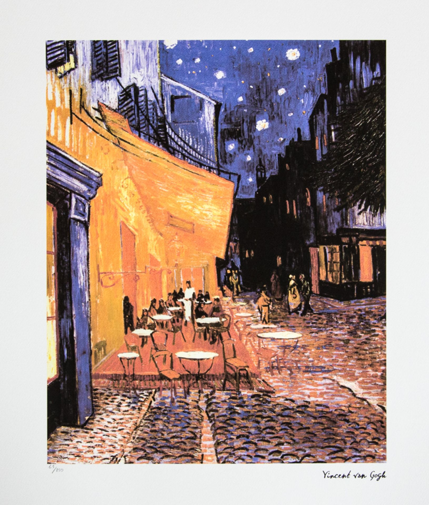 Vincent van Gogh 'CafÃ© Terrace at Night'