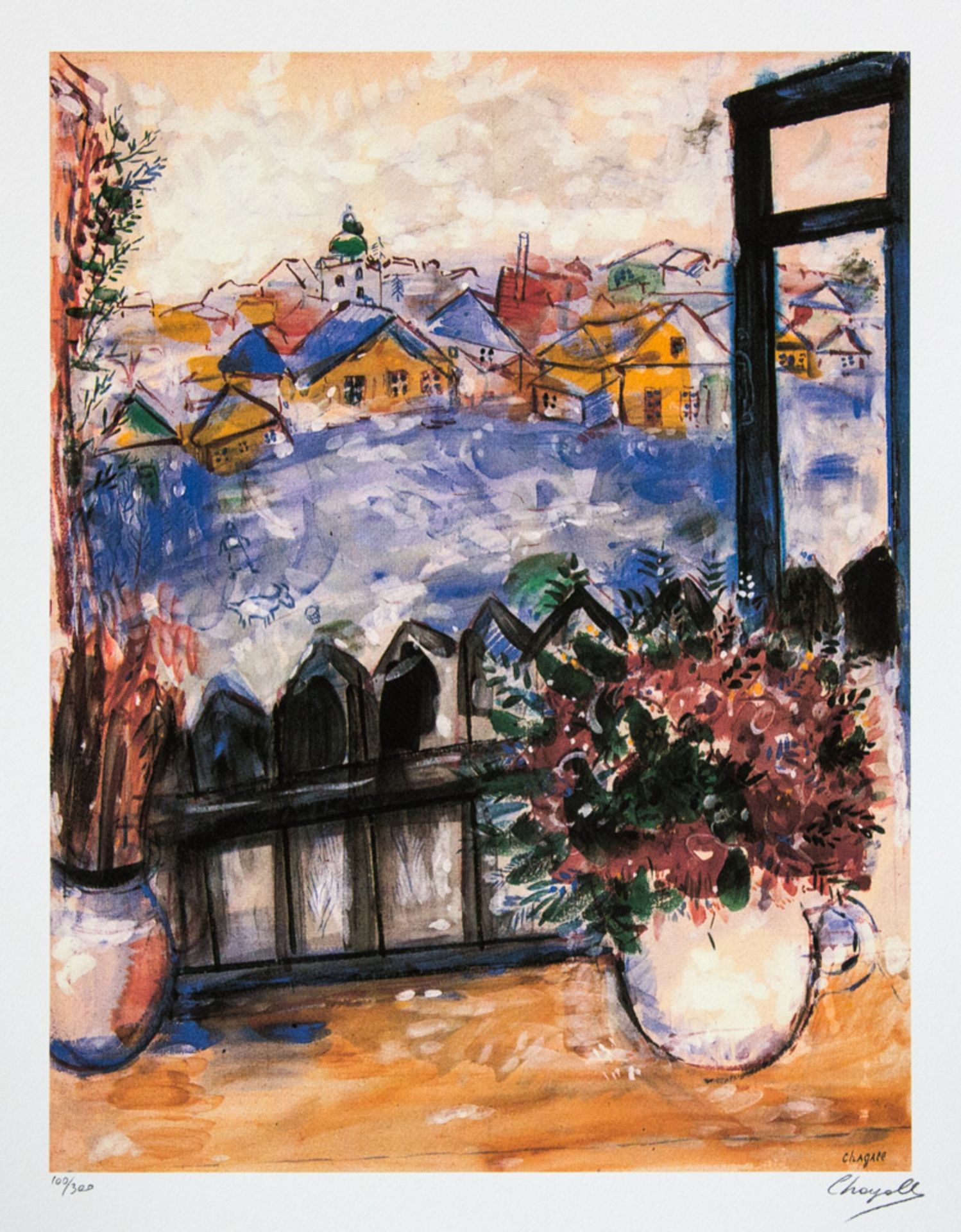 Marc Chagall 'View from the Window'