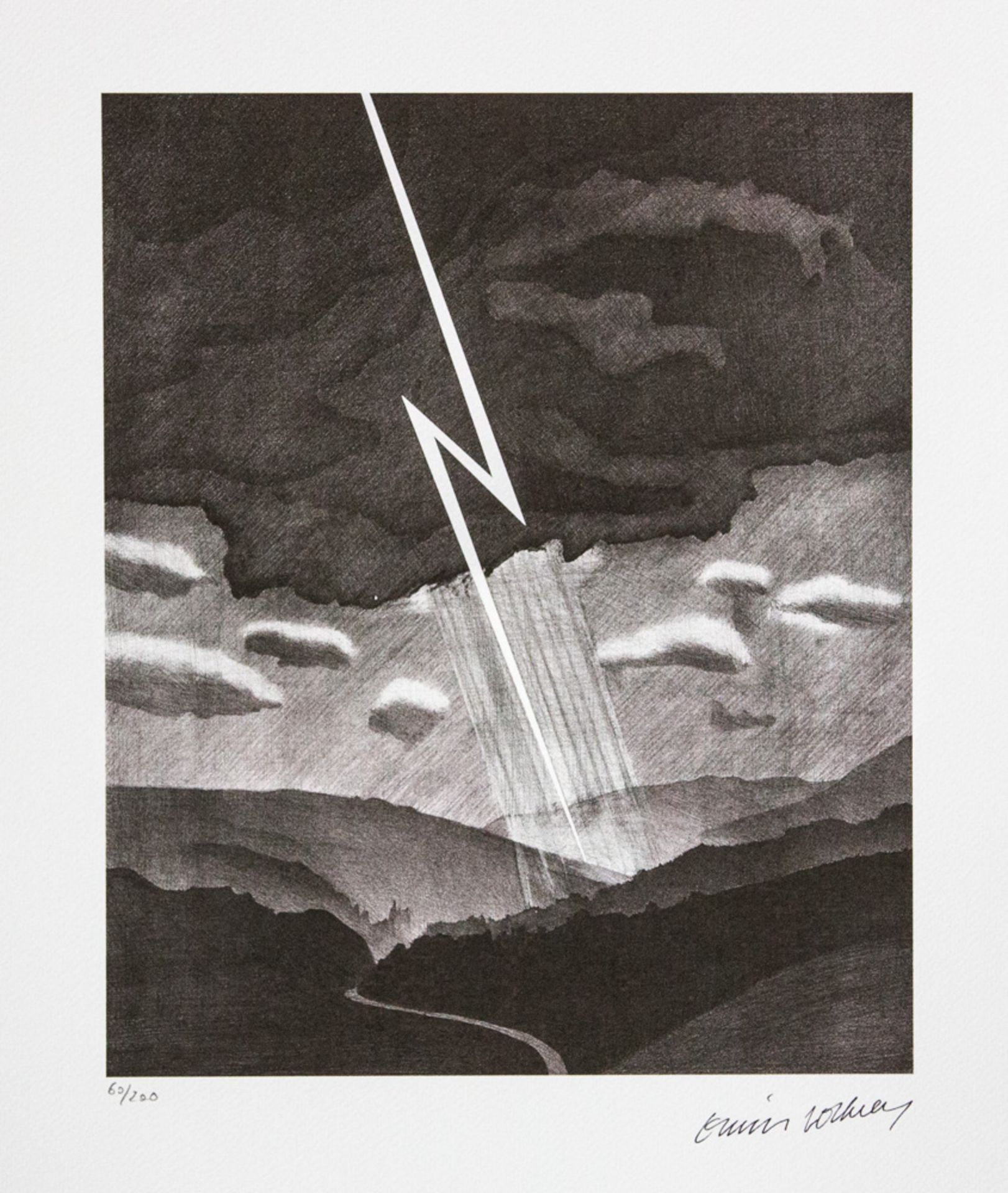 David Hockney 'Lightning'