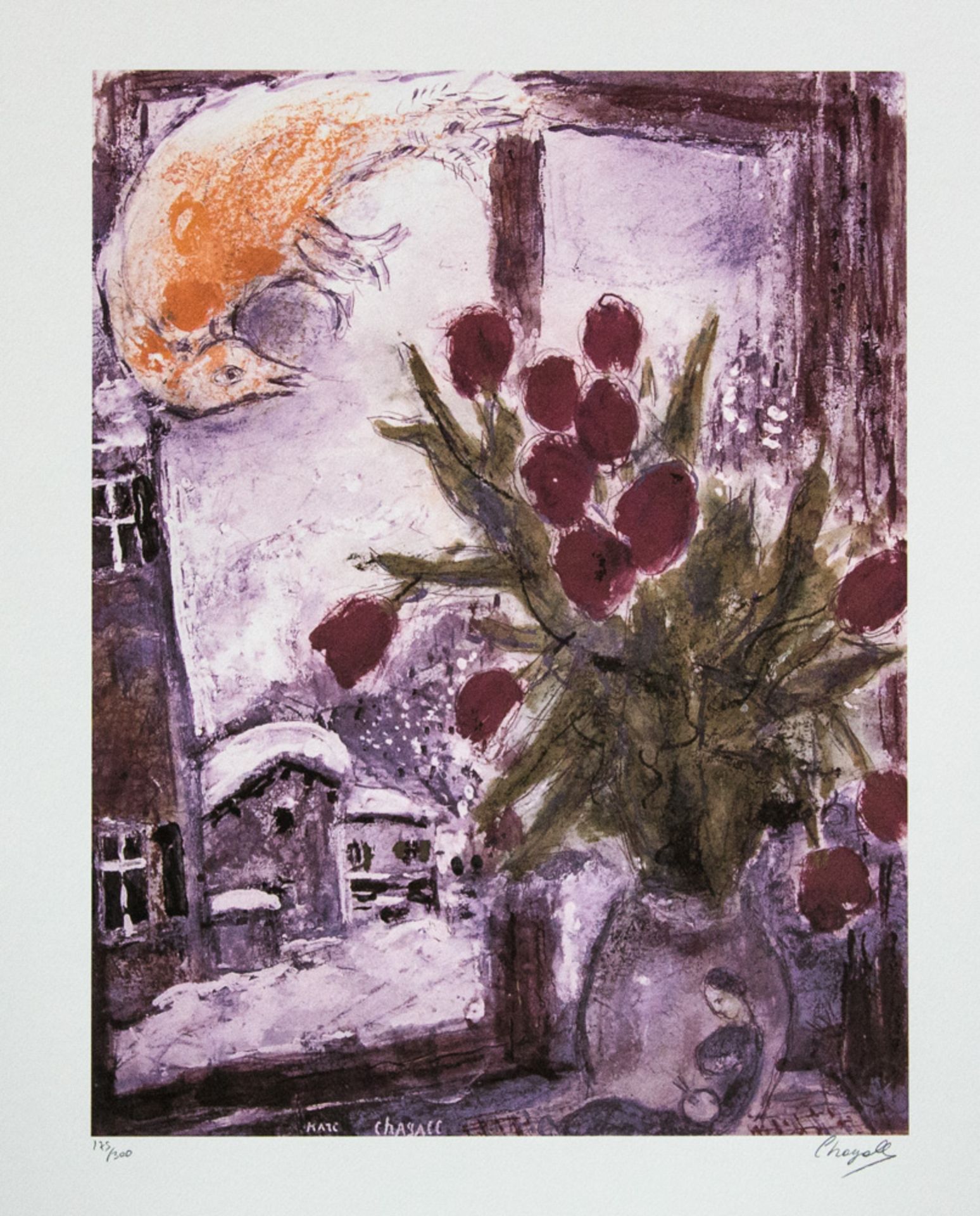 Marc Chagall 'Bouquet of Flowers'