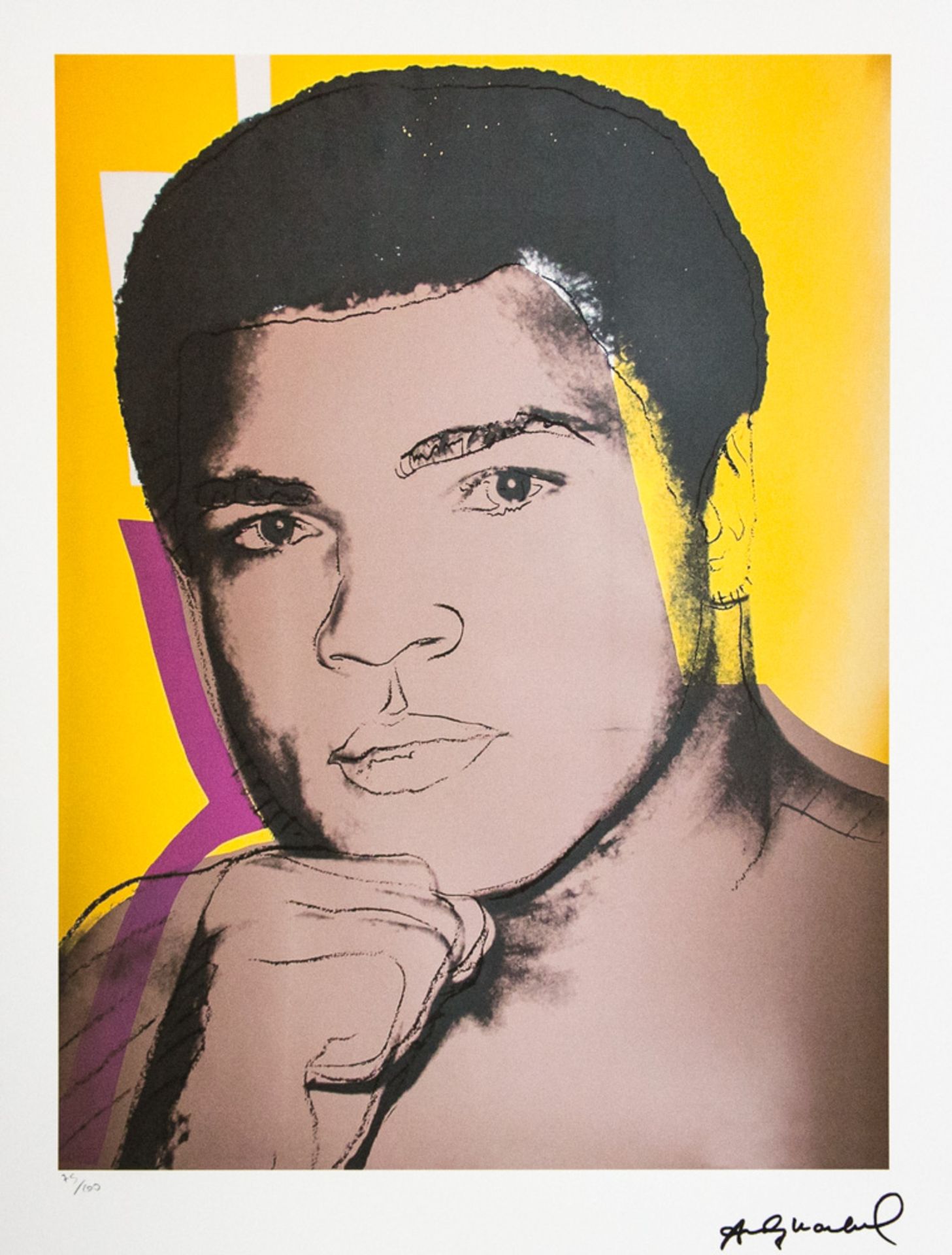 Andy Warhol 'Muhammad Ali'