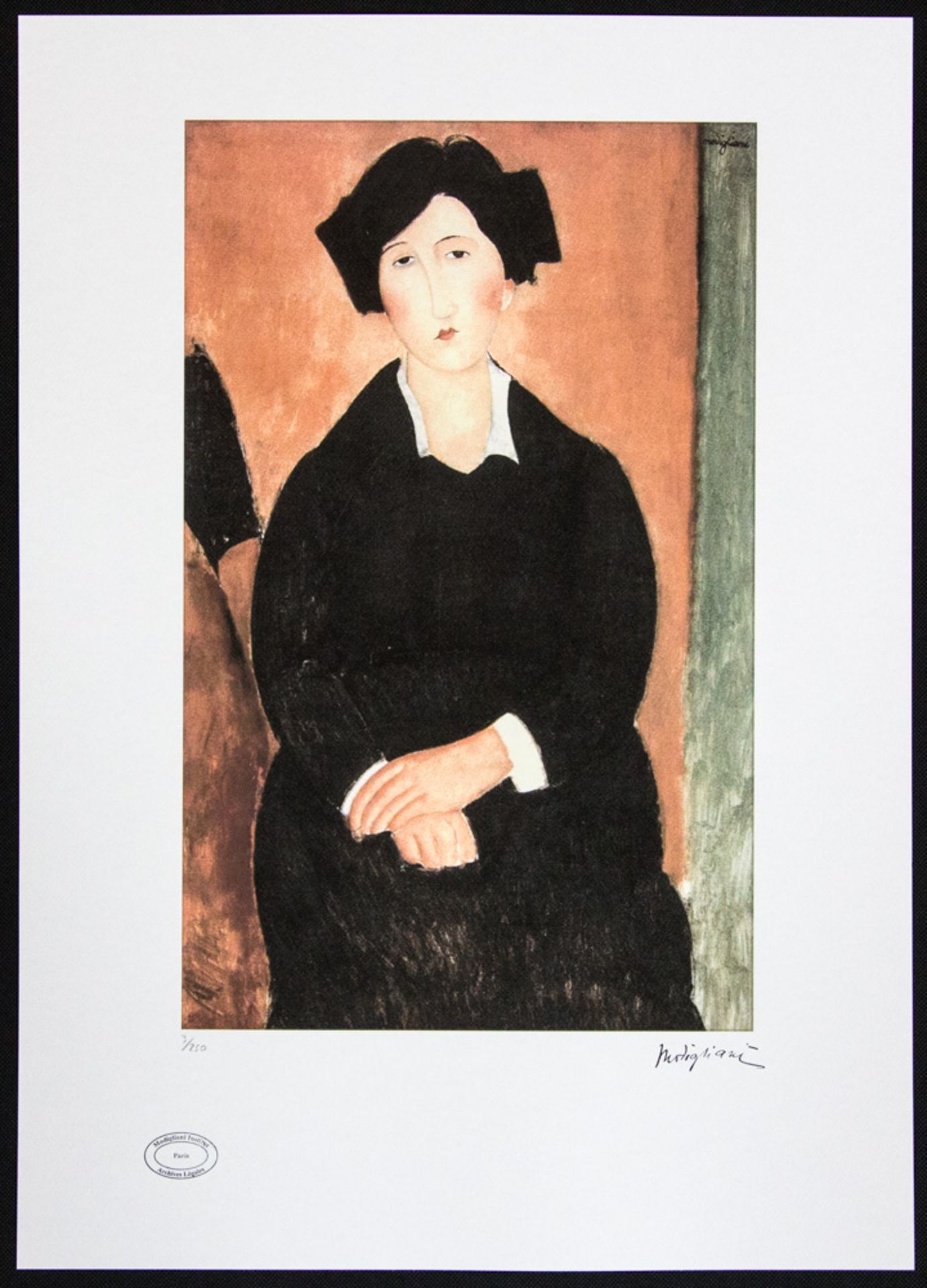 Amadeo Modigliani 'The Italian Woman' - Image 2 of 5