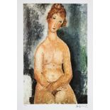 Amadeo Modigliani 'Seated Nude'