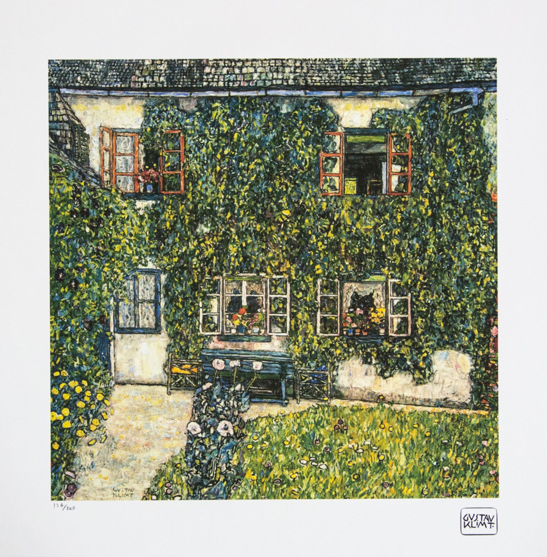 Gustav Klimt 'Forester House in Weissenbach on the Attersee'
