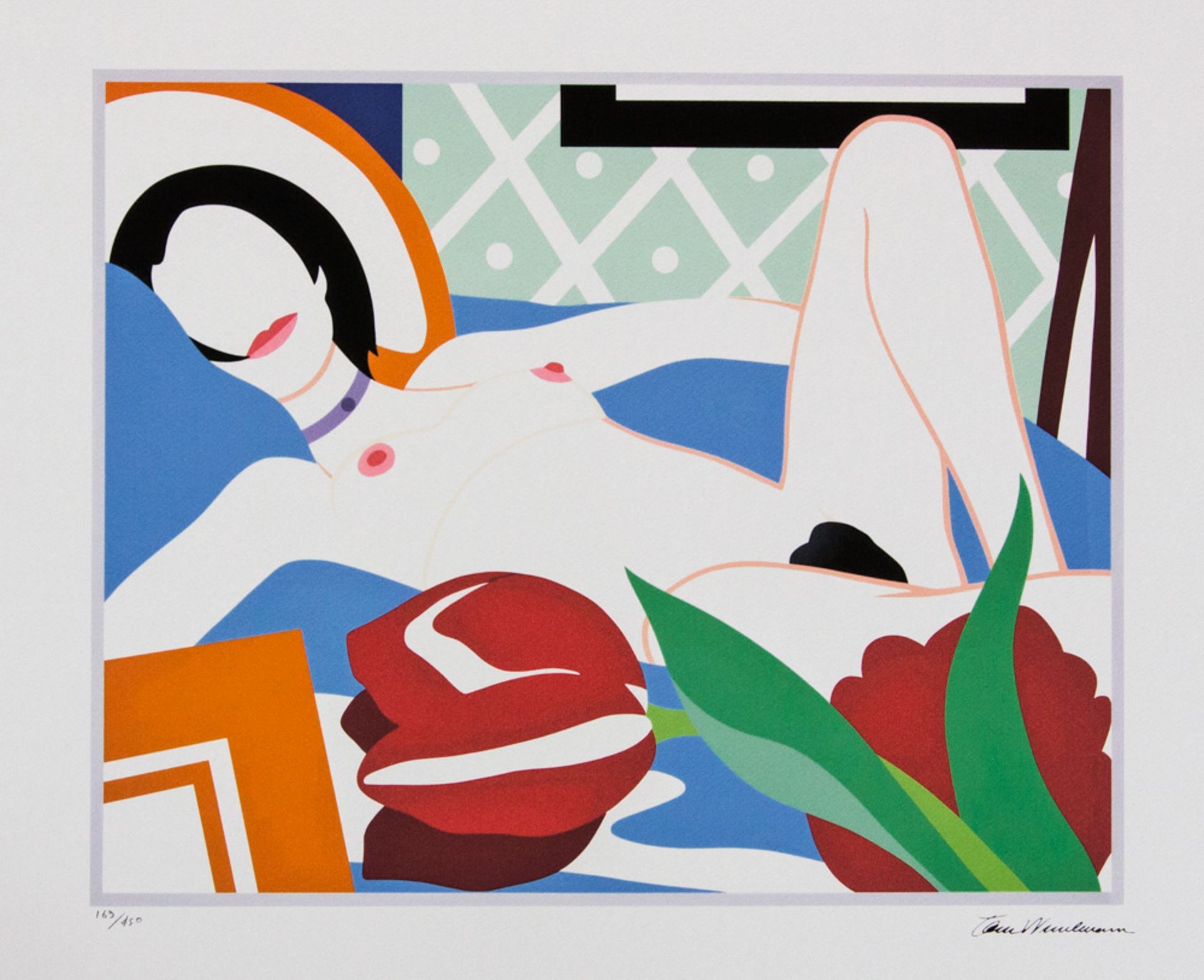 Tom Wesselmann 'Monica with Tulips'