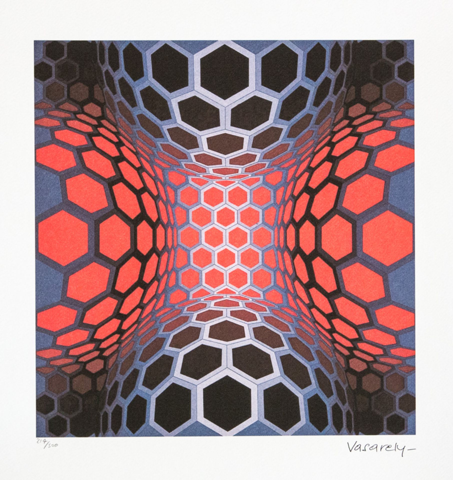 Victor Vasarely 'Lepke Mi'