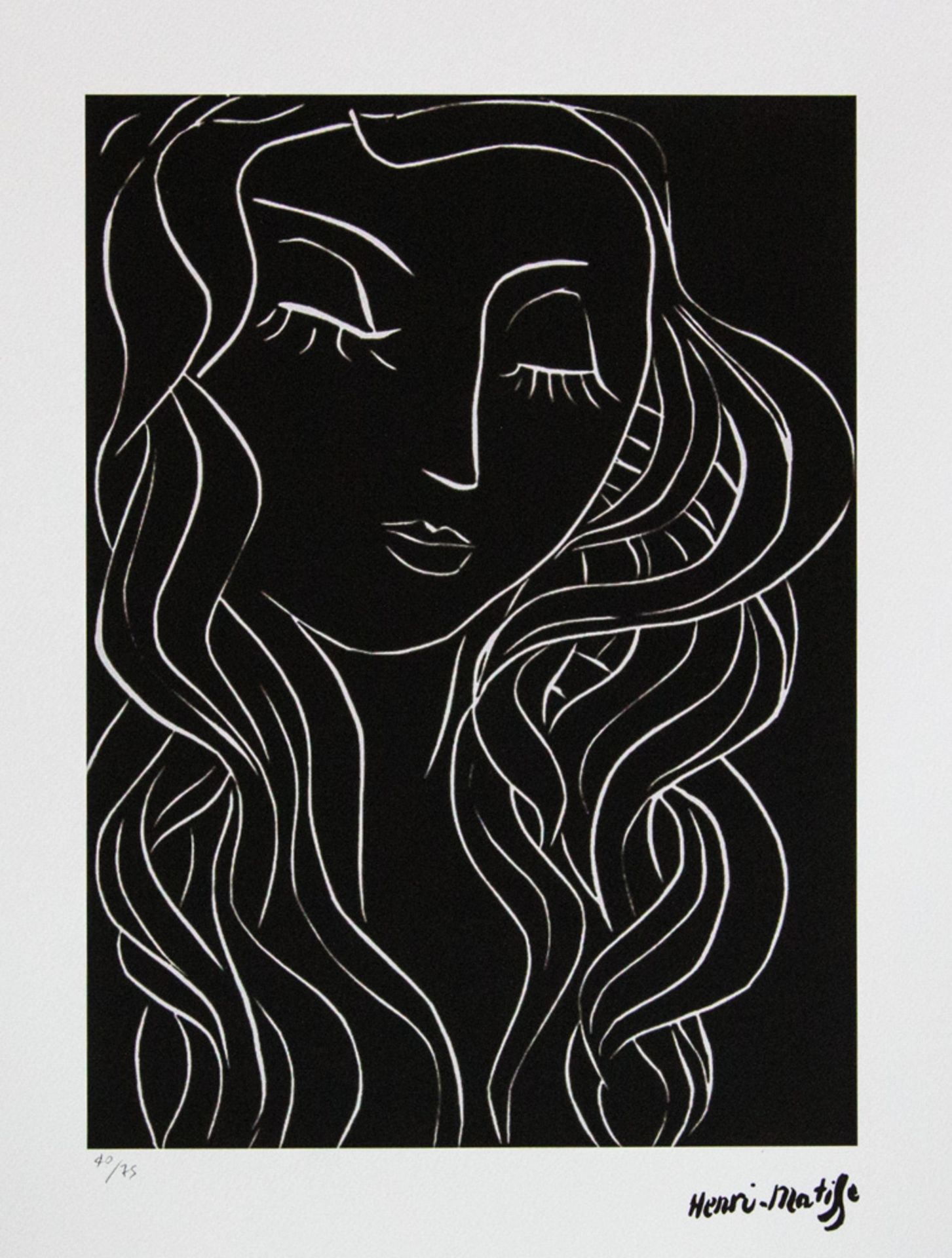 Henri Matisse 'PASIPHAE: Sleep, Sleeper with Long Eyelashes'