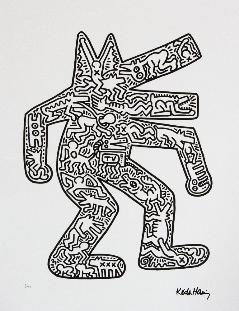 Keith Haring 'Dog'