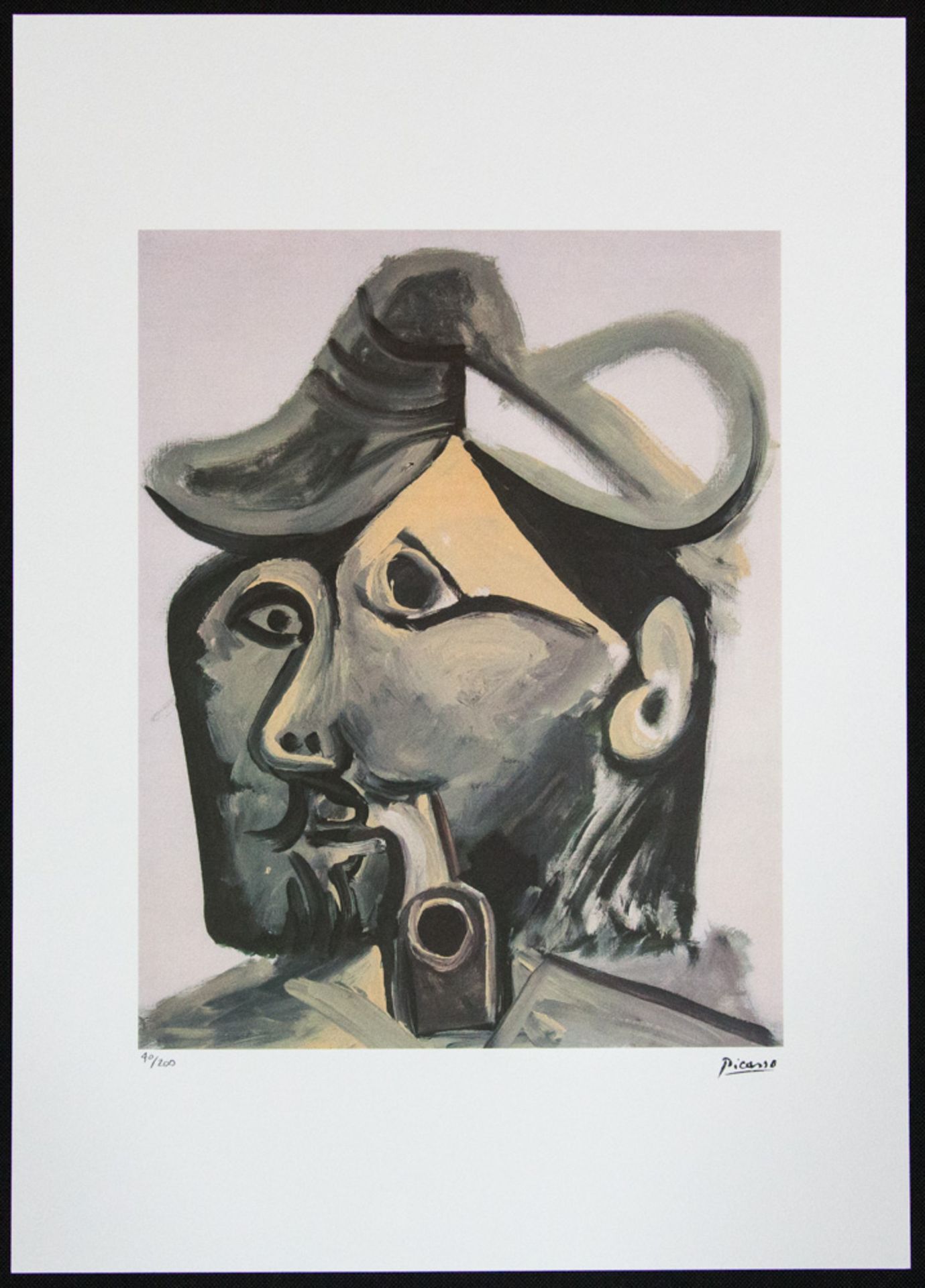 Pablo Picasso 'Head of a Man With a Pipe' - Bild 2 aus 6