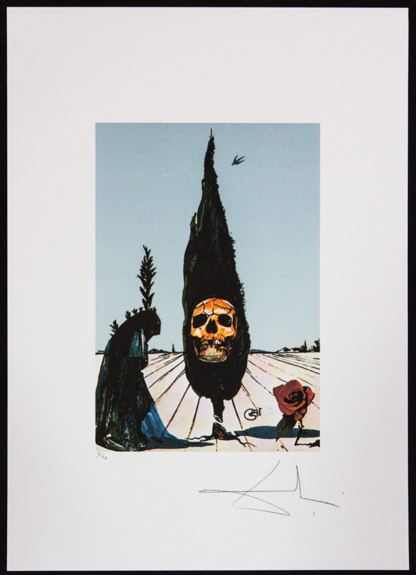 Salvador Dali "The Death Card" - Image 2 of 5