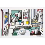 Roy Lichtenstein 'Interior, Perfect Pitcher'