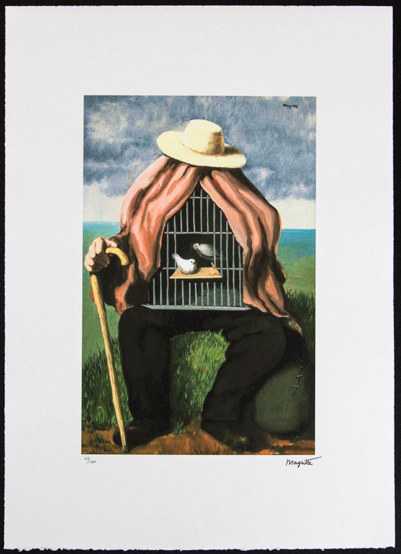 Rene Magritte 'The Therapist' - Image 2 of 6