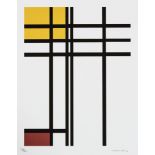 Piet Mondrian 'Opposition of Lines, Red and Yellow'