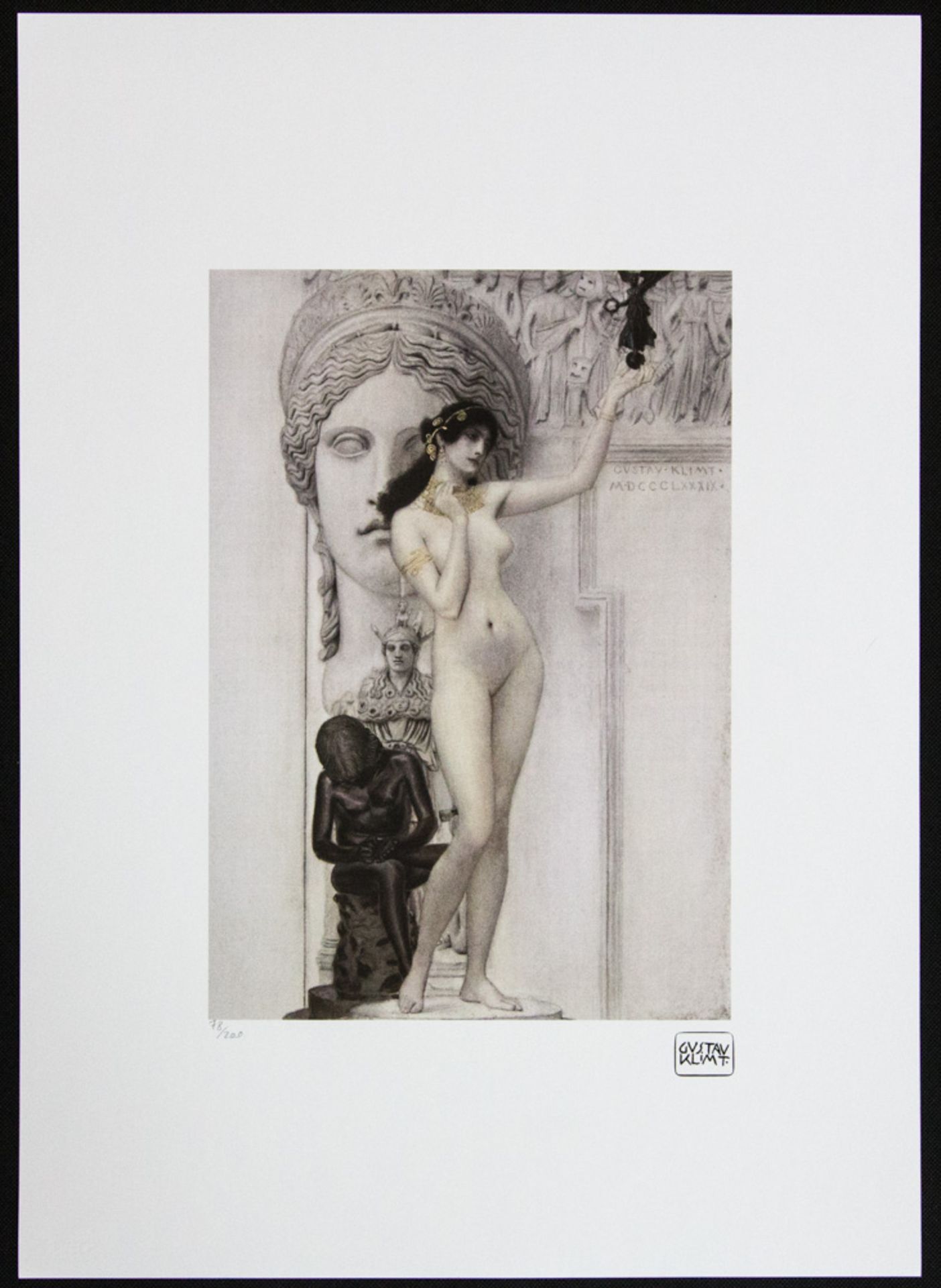 Gustav Klimt 'Allegory of Sculpture' - Image 2 of 5