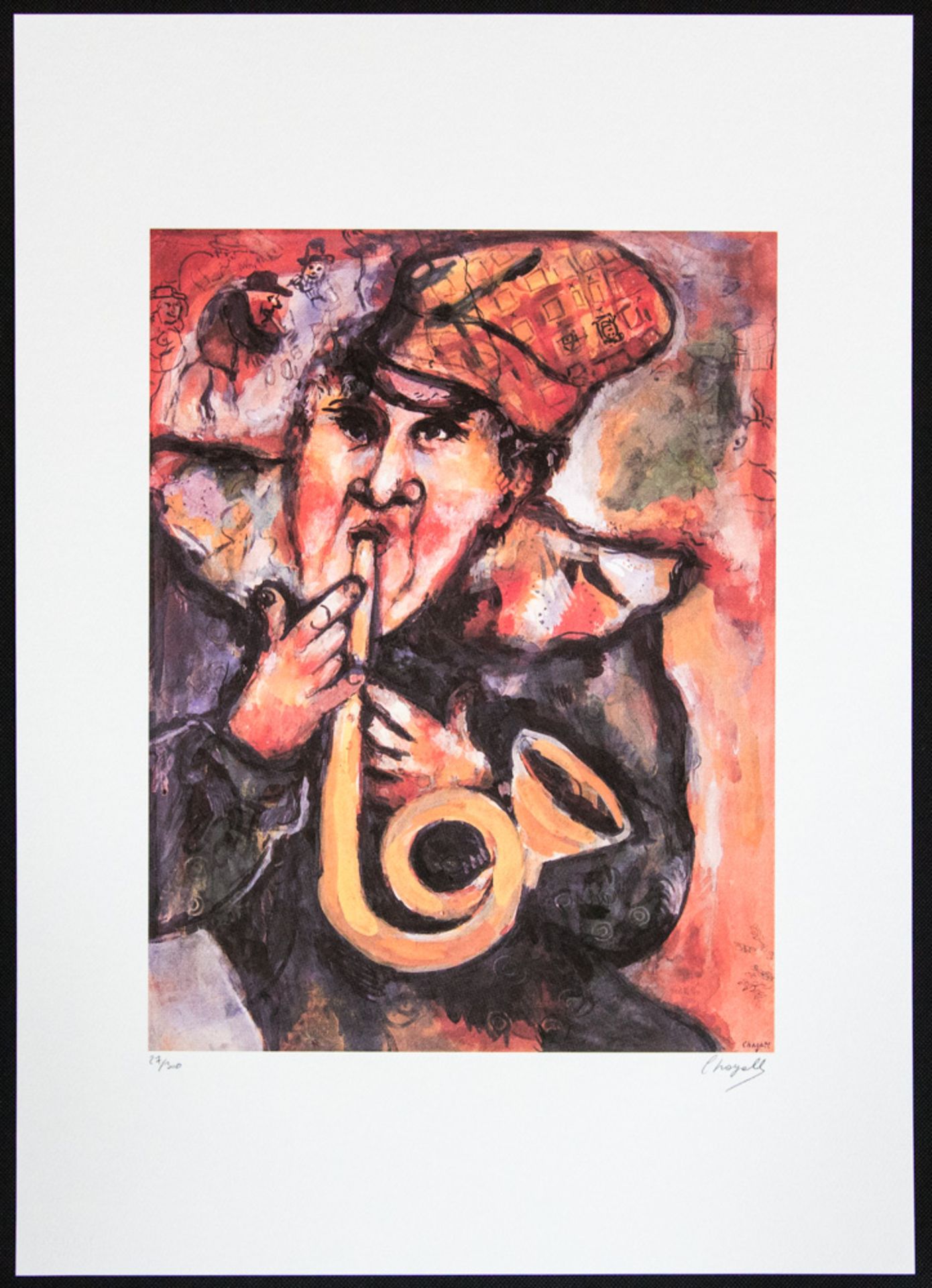 Marc Chagall 'Trumpet' - Bild 2 aus 5
