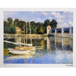 Claude Monet 'The Bridge at Argenteuil'