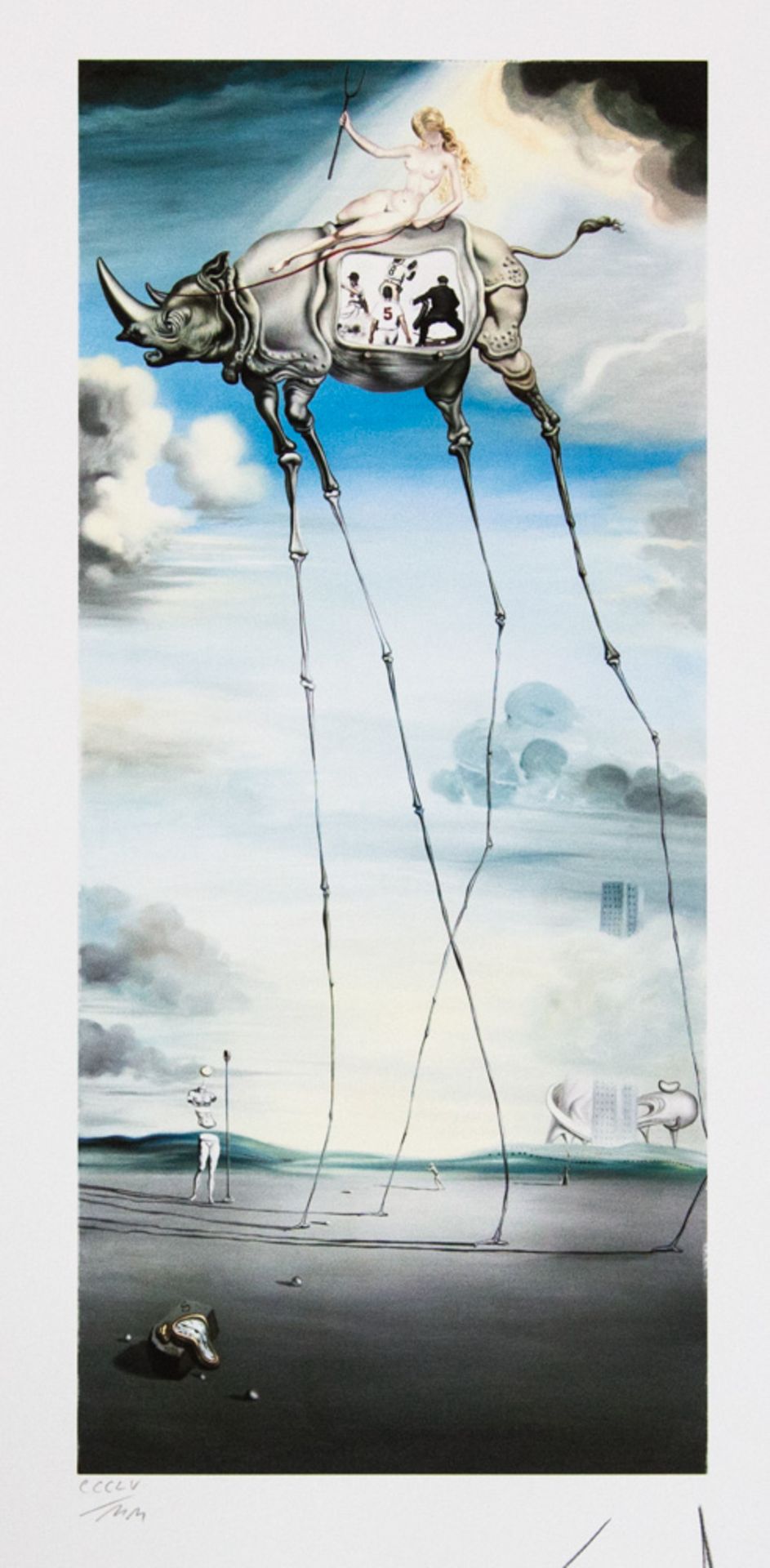 Salvador Dali 'Heavenly Walk'