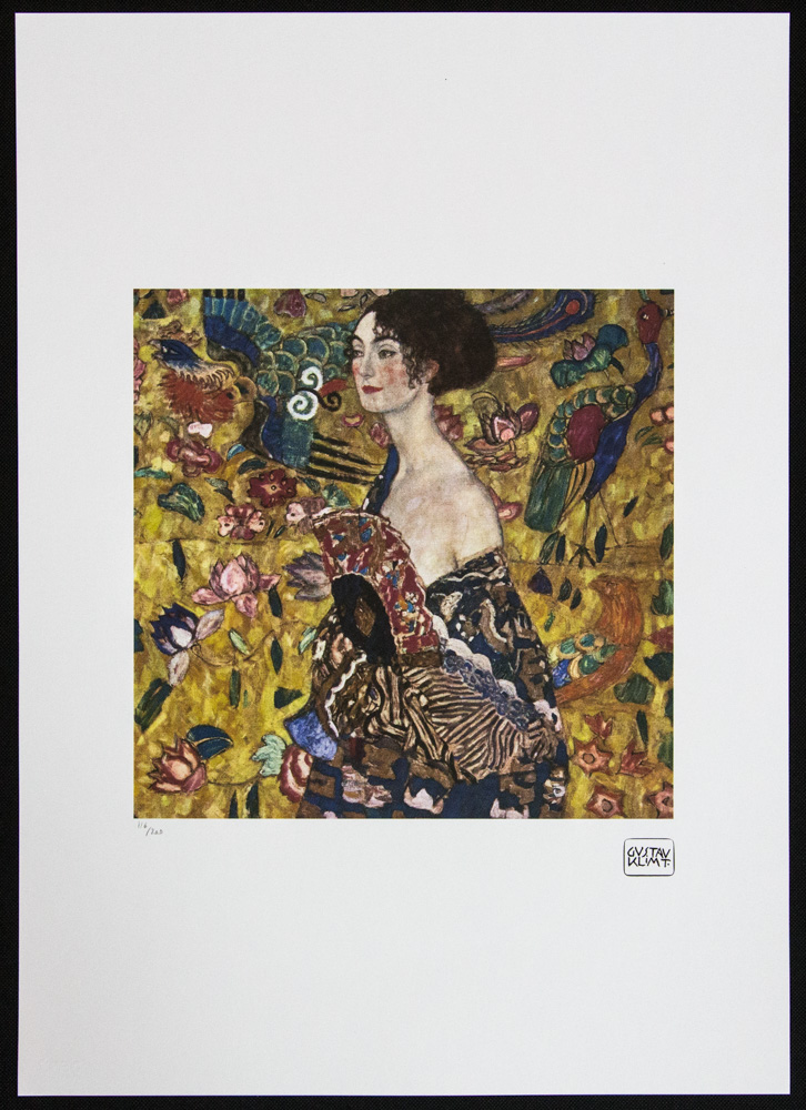 Gustav Klimt 'Lady with Fan' - Image 2 of 5