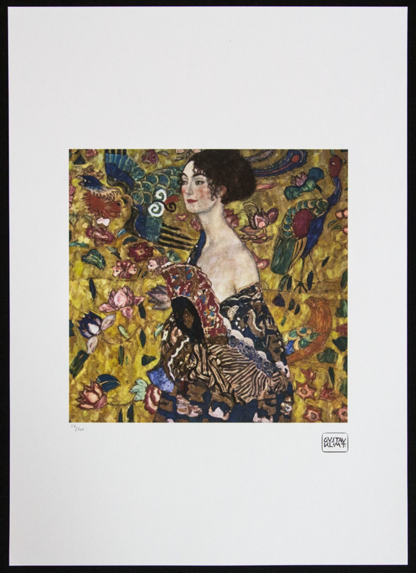 Gustav Klimt 'Lady with Fan' - Bild 2 aus 5