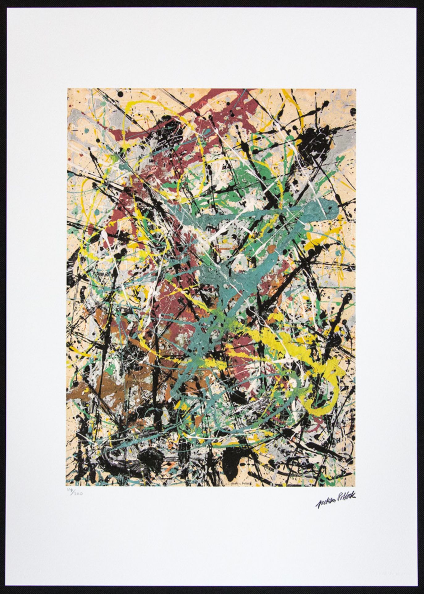 Jackson Pollock 'Number 16' - Bild 2 aus 6