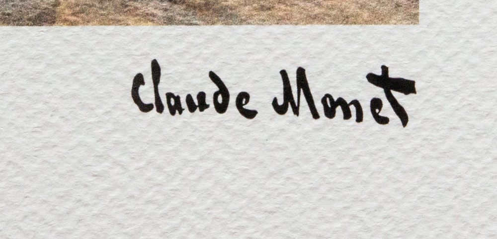 Claude Monet 'Hauling a Boat Ashore Honfleur' - Image 3 of 5