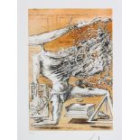 Salvador Dali 'Kneeling Figure in Decomposition'