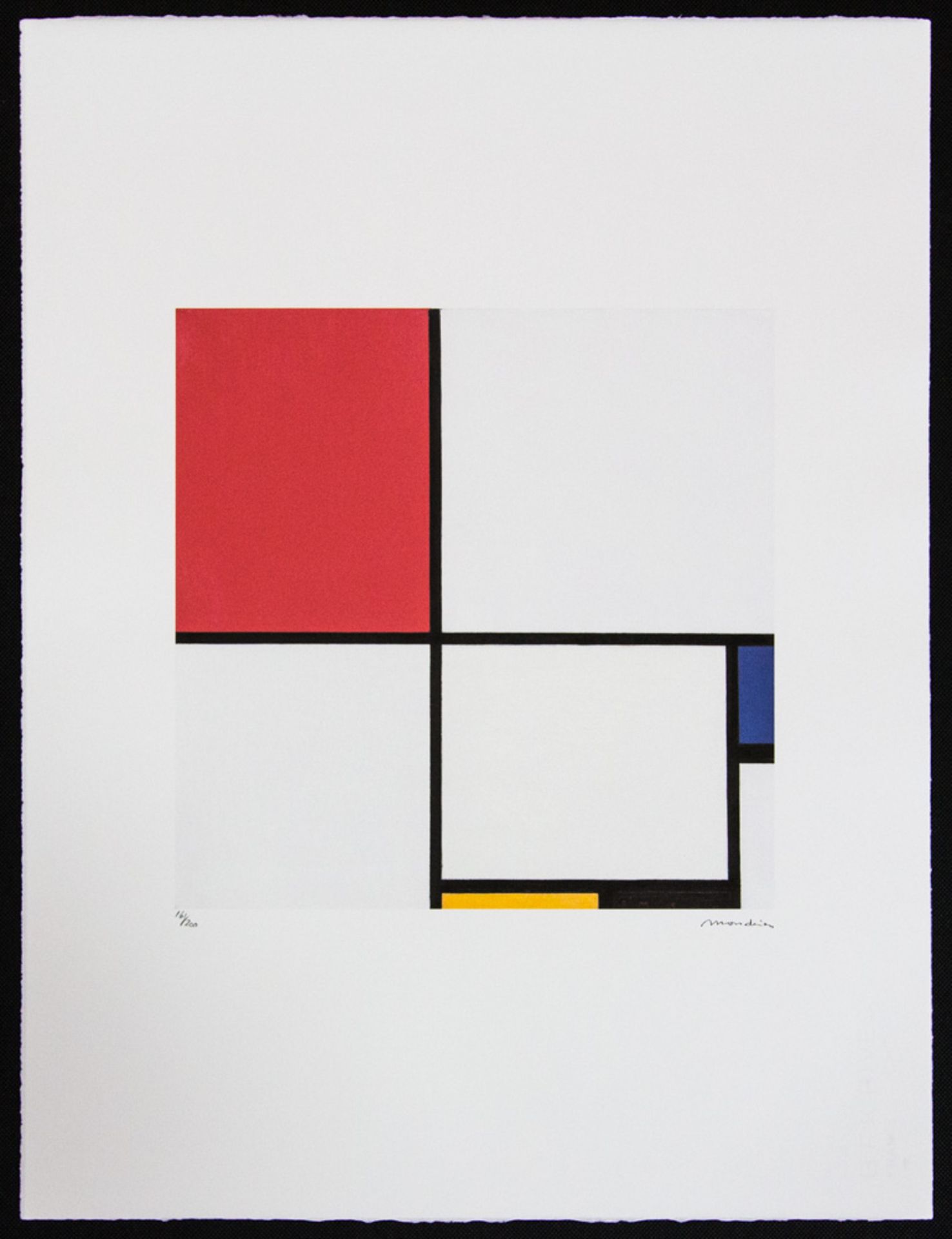 Piet Mondrian 'Composition III with Red, Blue, Yellow and Black' - Image 2 of 5