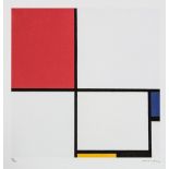 Piet Mondrian 'Composition III with Red, Blue, Yellow and Black'