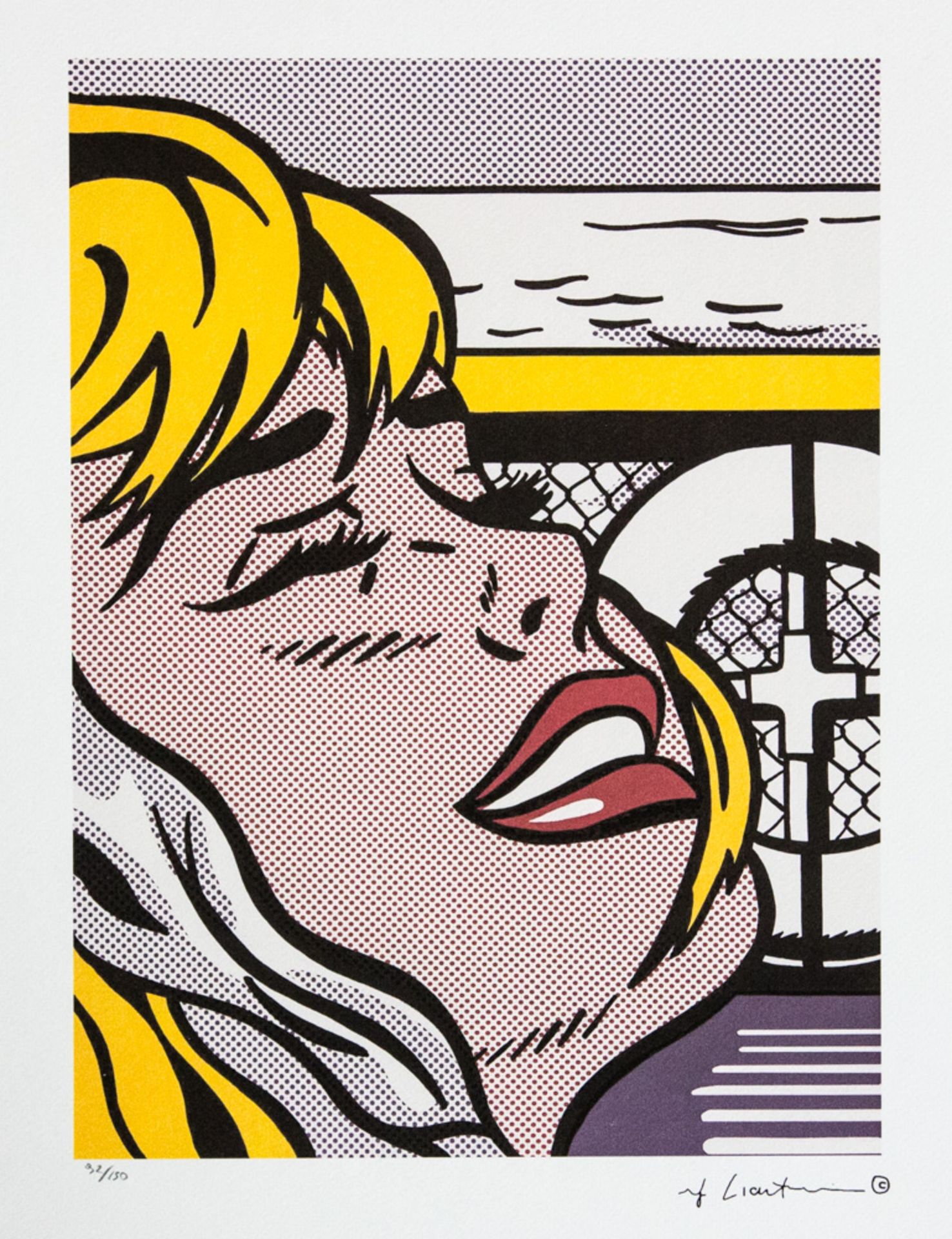 Roy Lichtenstein 'Shipboard Girl'