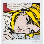 Roy Lichtenstein 'Hopeless'