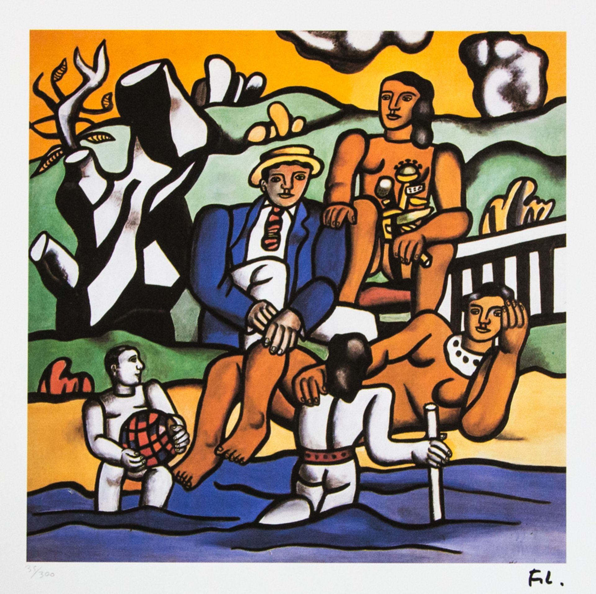 Fernand Leger 'The Outing in the Country'
