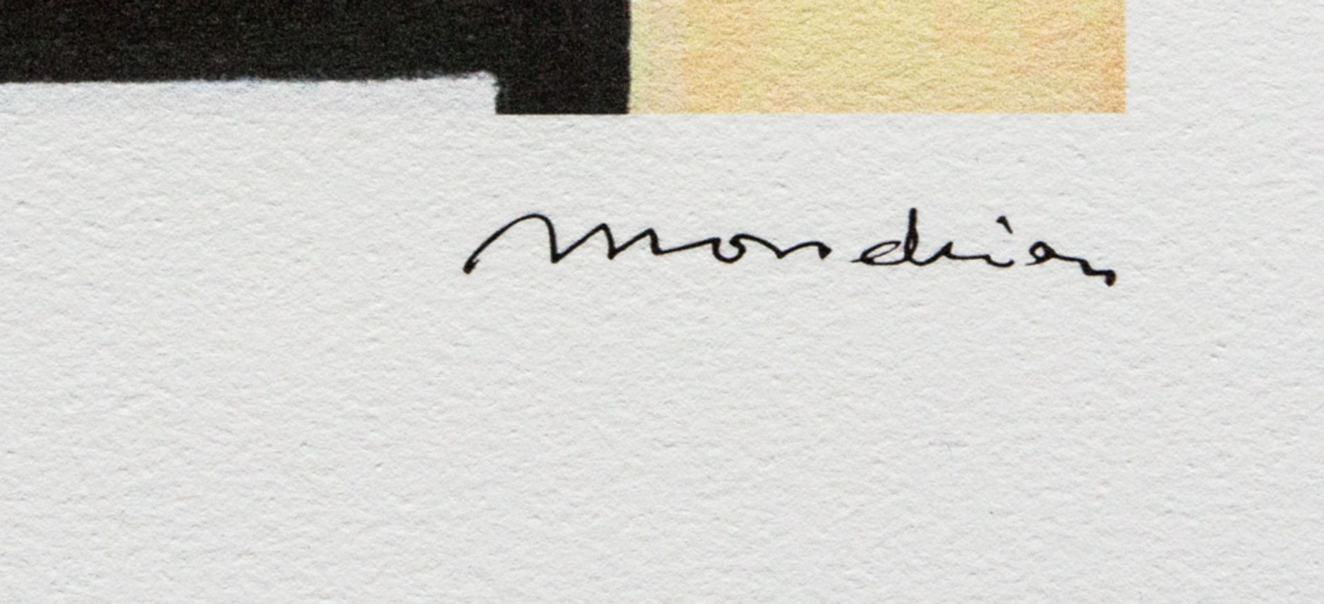 Piet Mondrian 'Composition No. II with Blue and Yellow' - Bild 3 aus 5