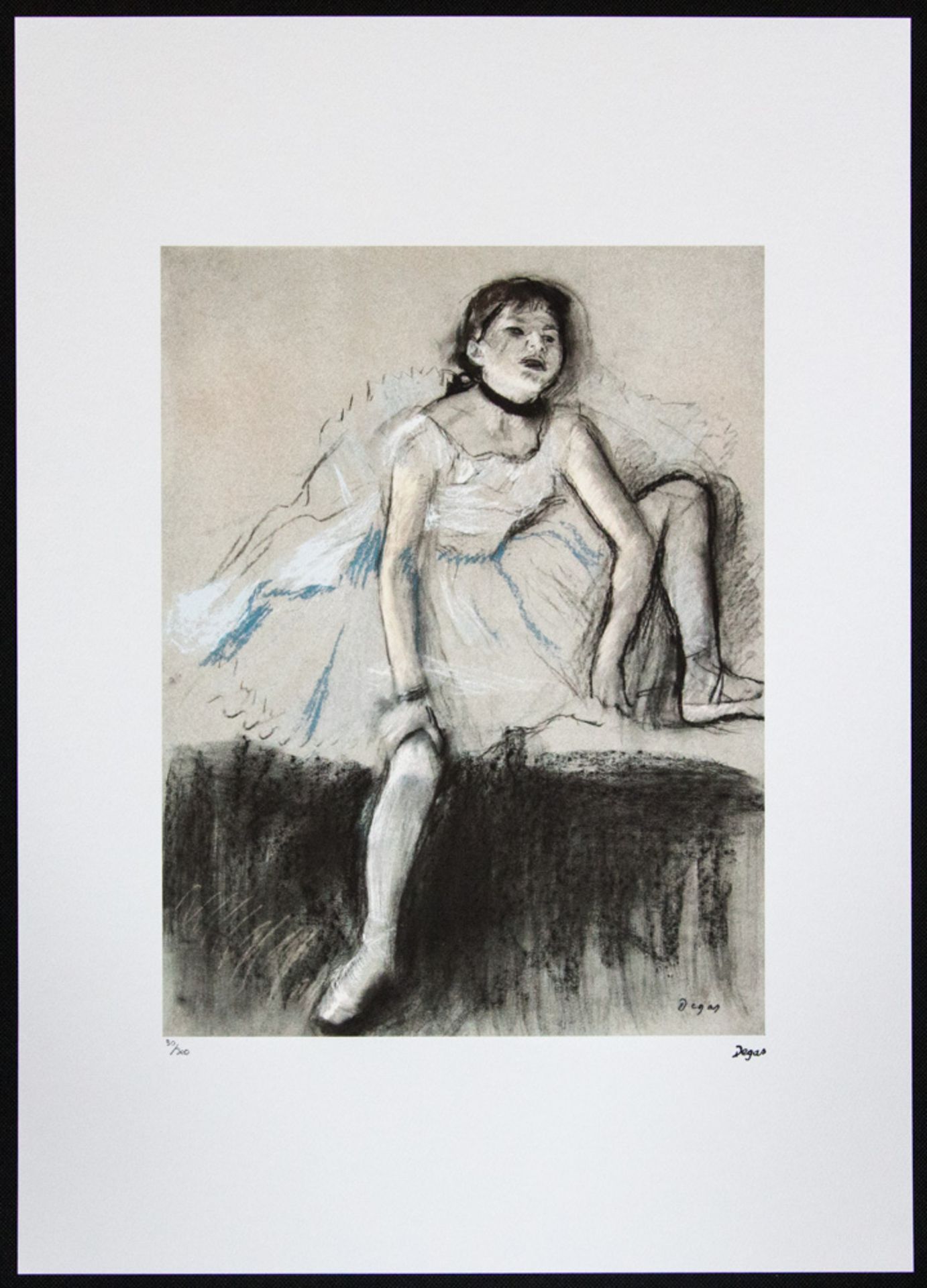 Edgar Degas 'Ballerina at Rest' - Image 2 of 5