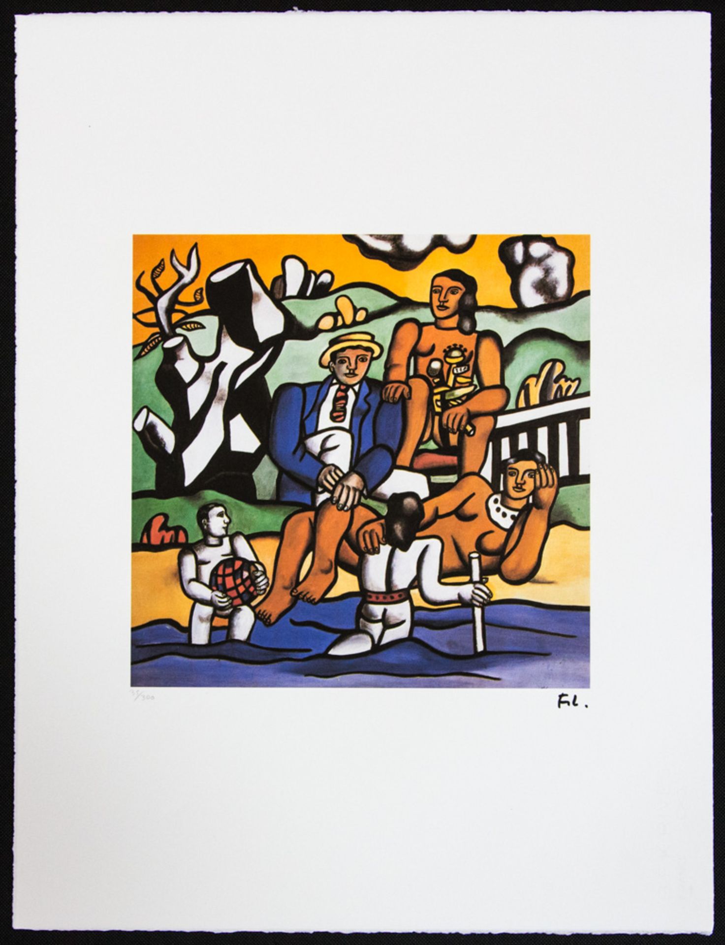 Fernand Leger 'The Outing in the Country' - Image 2 of 5