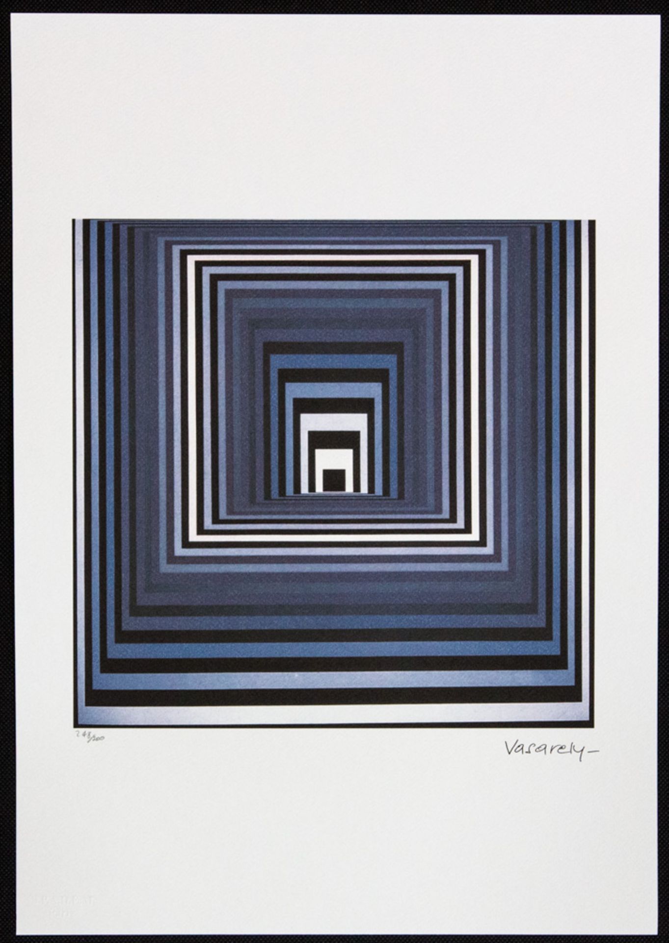 Victor Vasarely 'Vonal Ksz' - Bild 2 aus 5