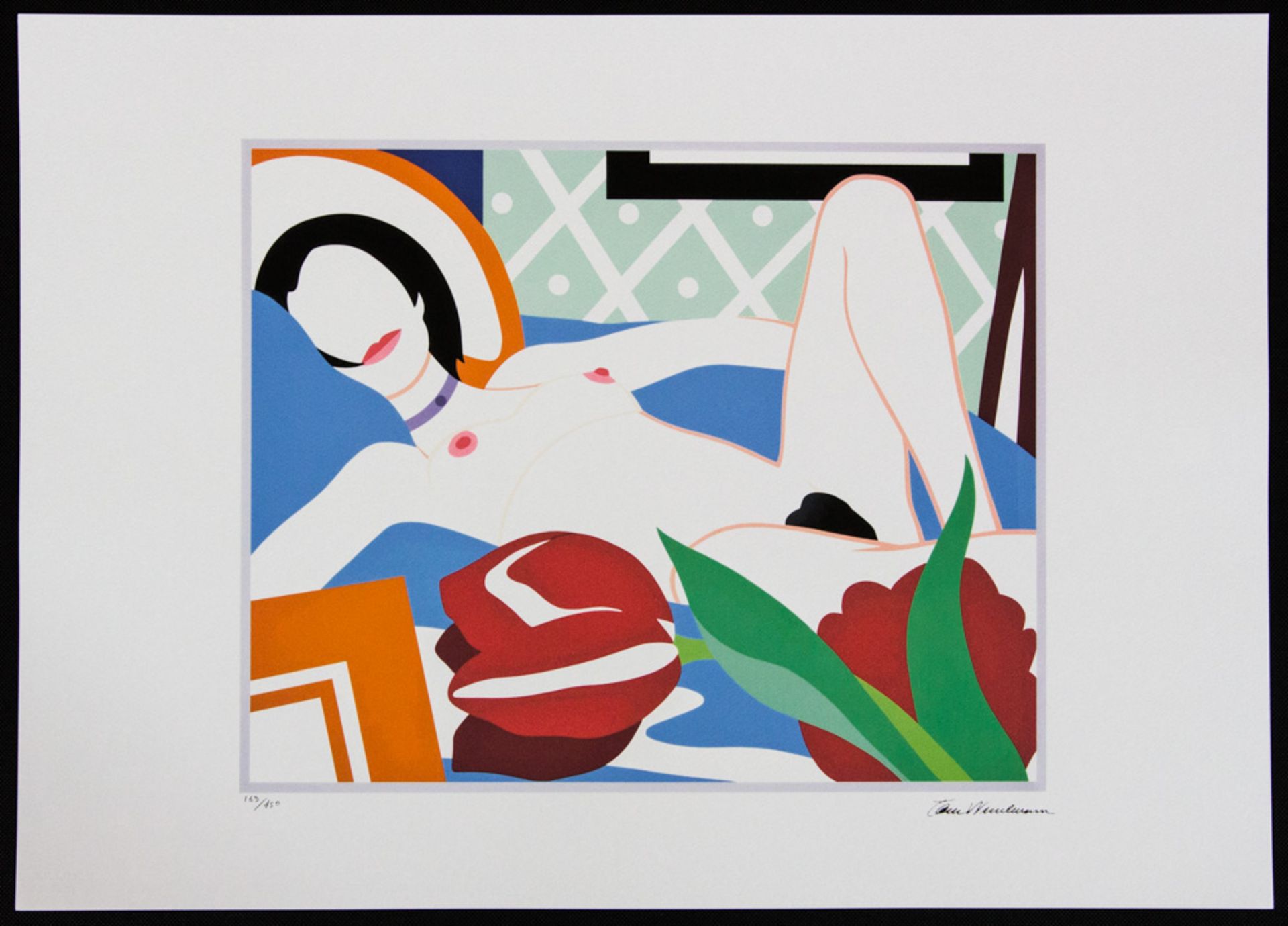 Tom Wesselmann 'Monica with Tulips' - Image 4 of 5