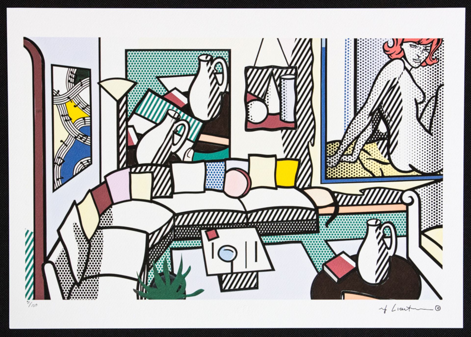 Roy Lichtenstein 'Interior, Perfect Pitcher' - Image 2 of 6